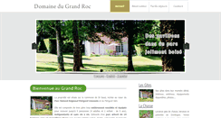 Desktop Screenshot of domainedugrandroc.com